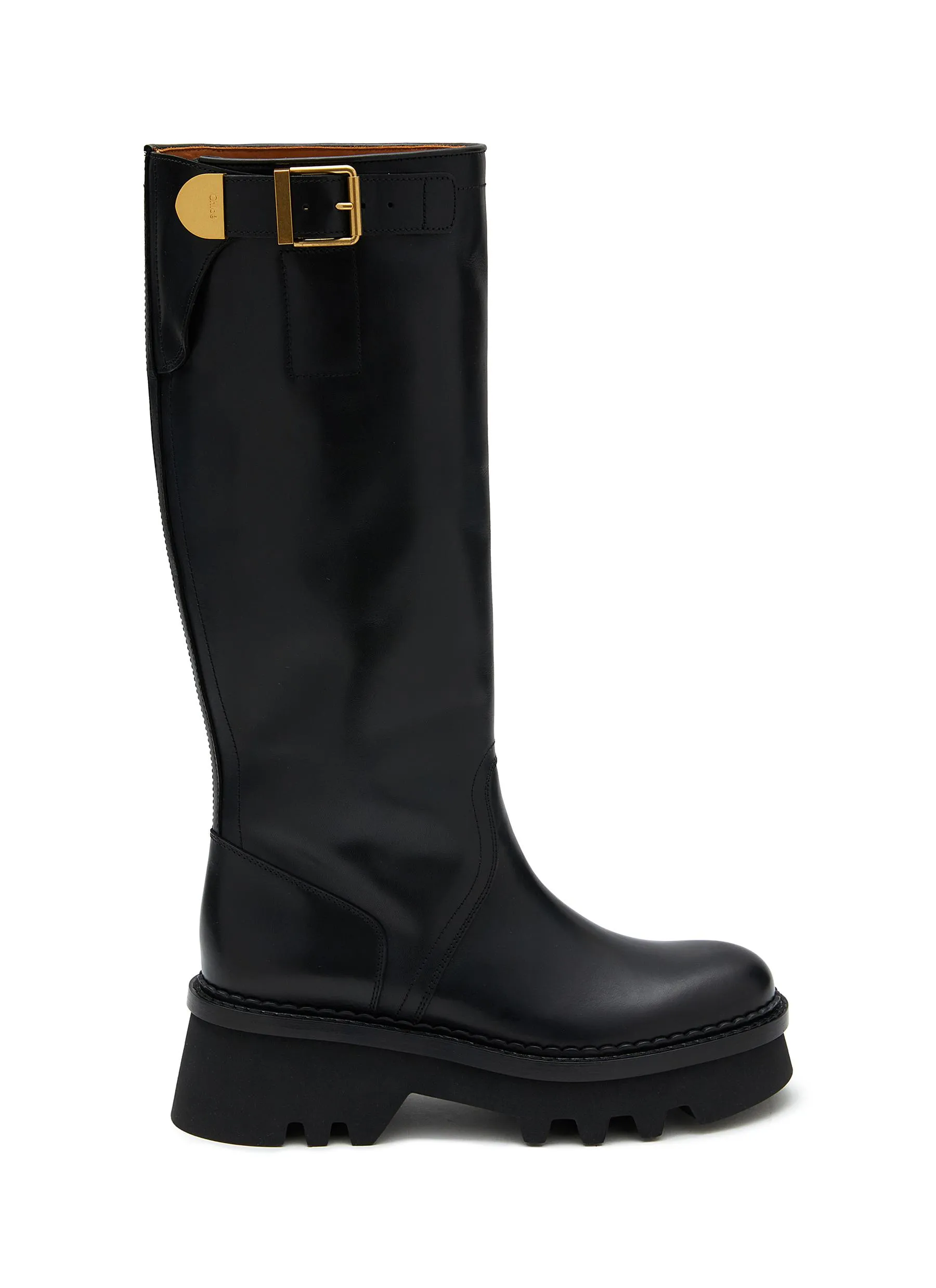 -----------CHLOÉ  ---- ------------ ----Owena Tall Leather Boots --