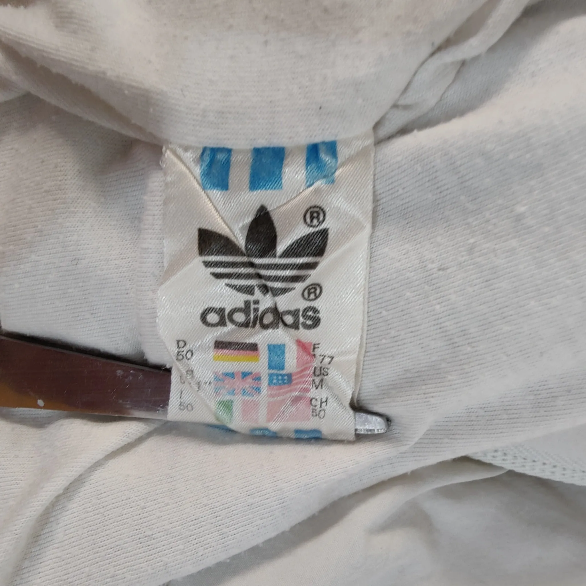 1990 white Germany Adidas jacket