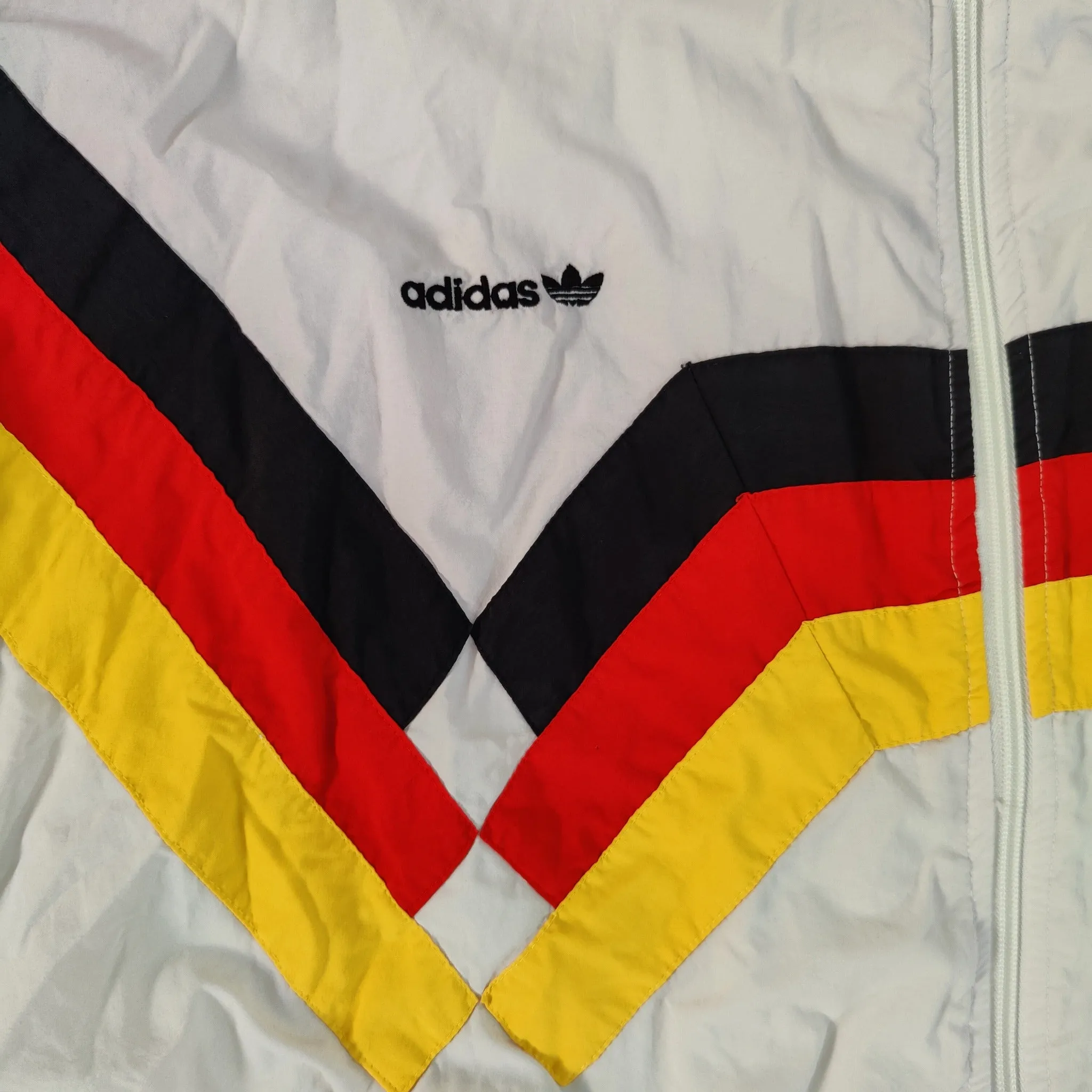 1990 white Germany Adidas jacket