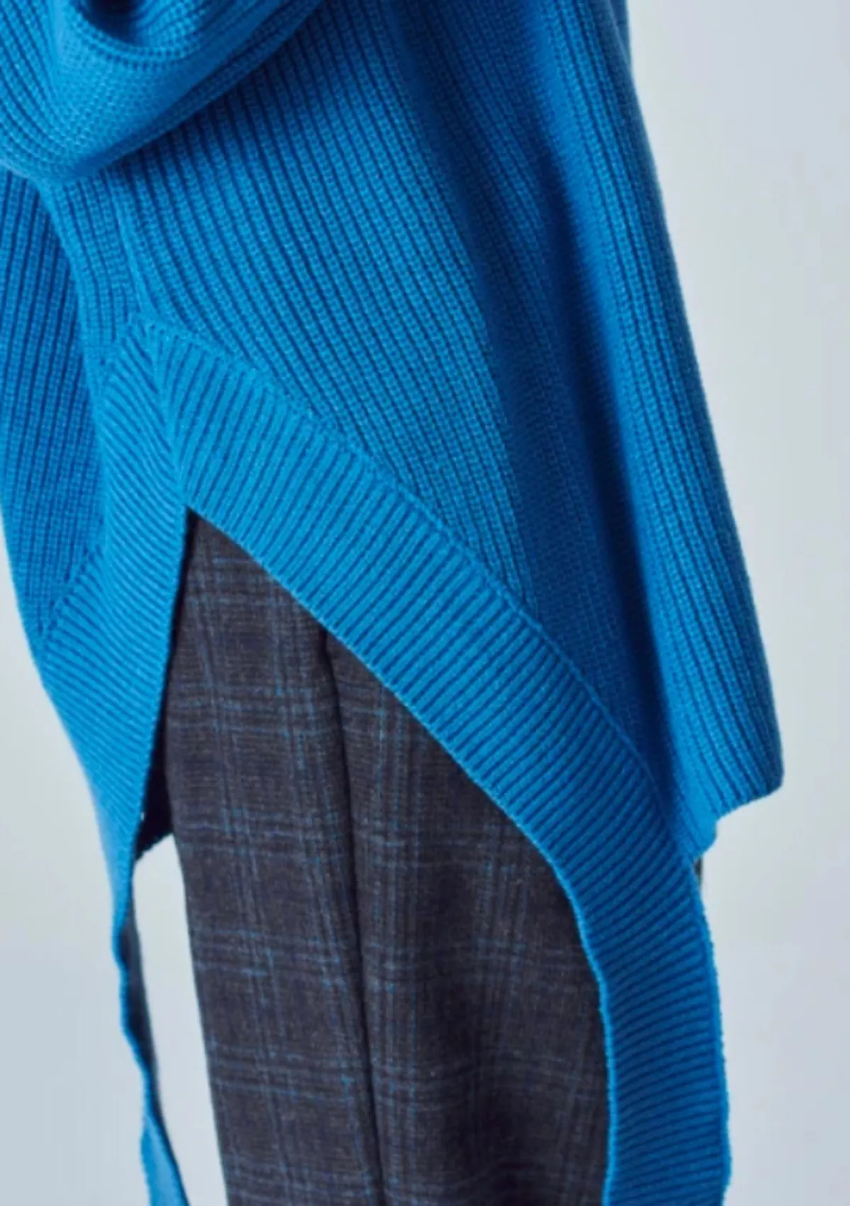 8SECONDS Slit Knit sweater - Blue