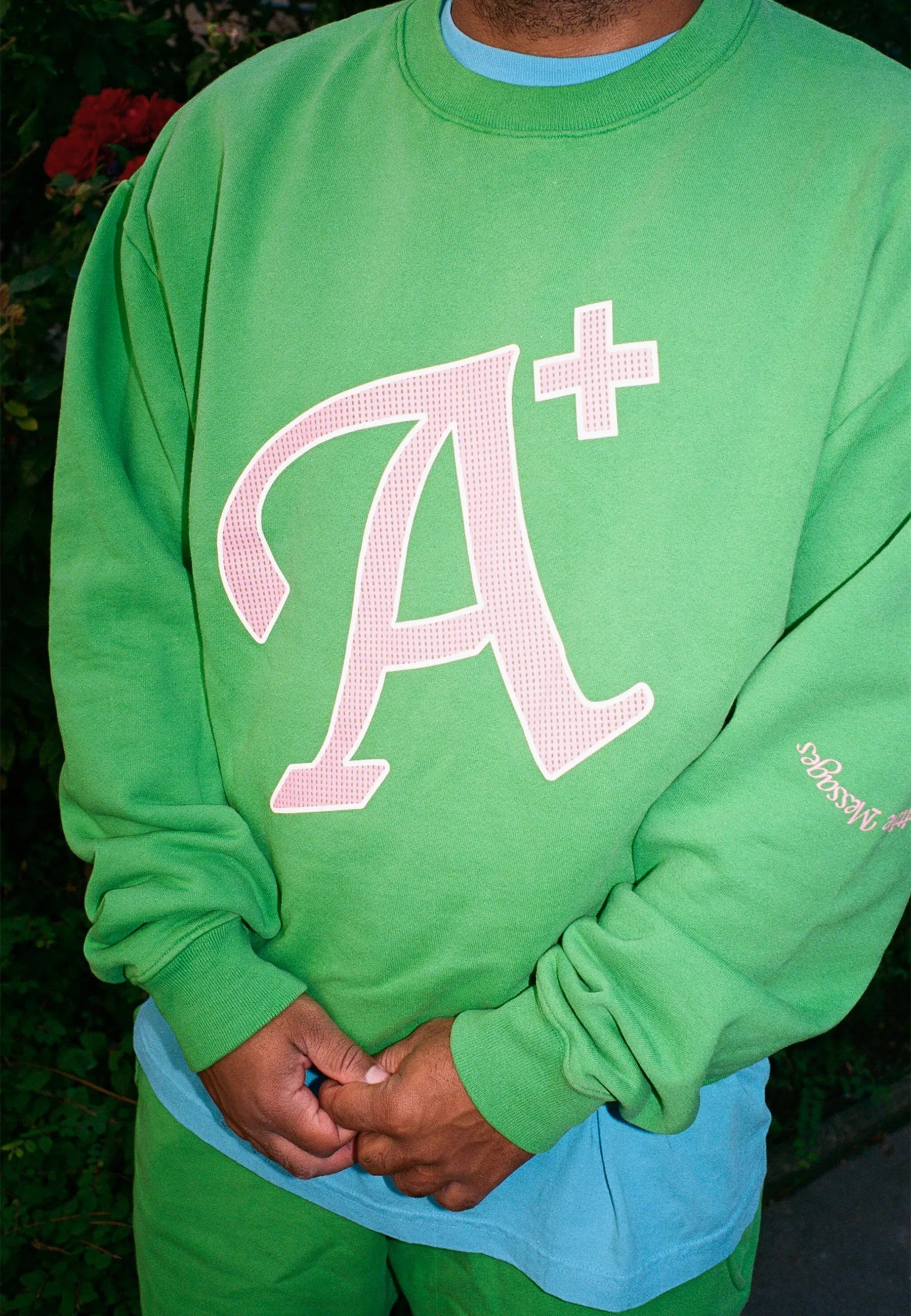 A+ Crew Neck Sweater - double mint