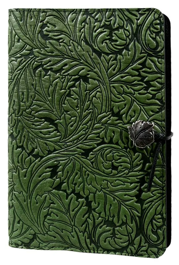 Acanthus Leaf Leather Journal: Find the best leather journal adorned with acanthus leaves.