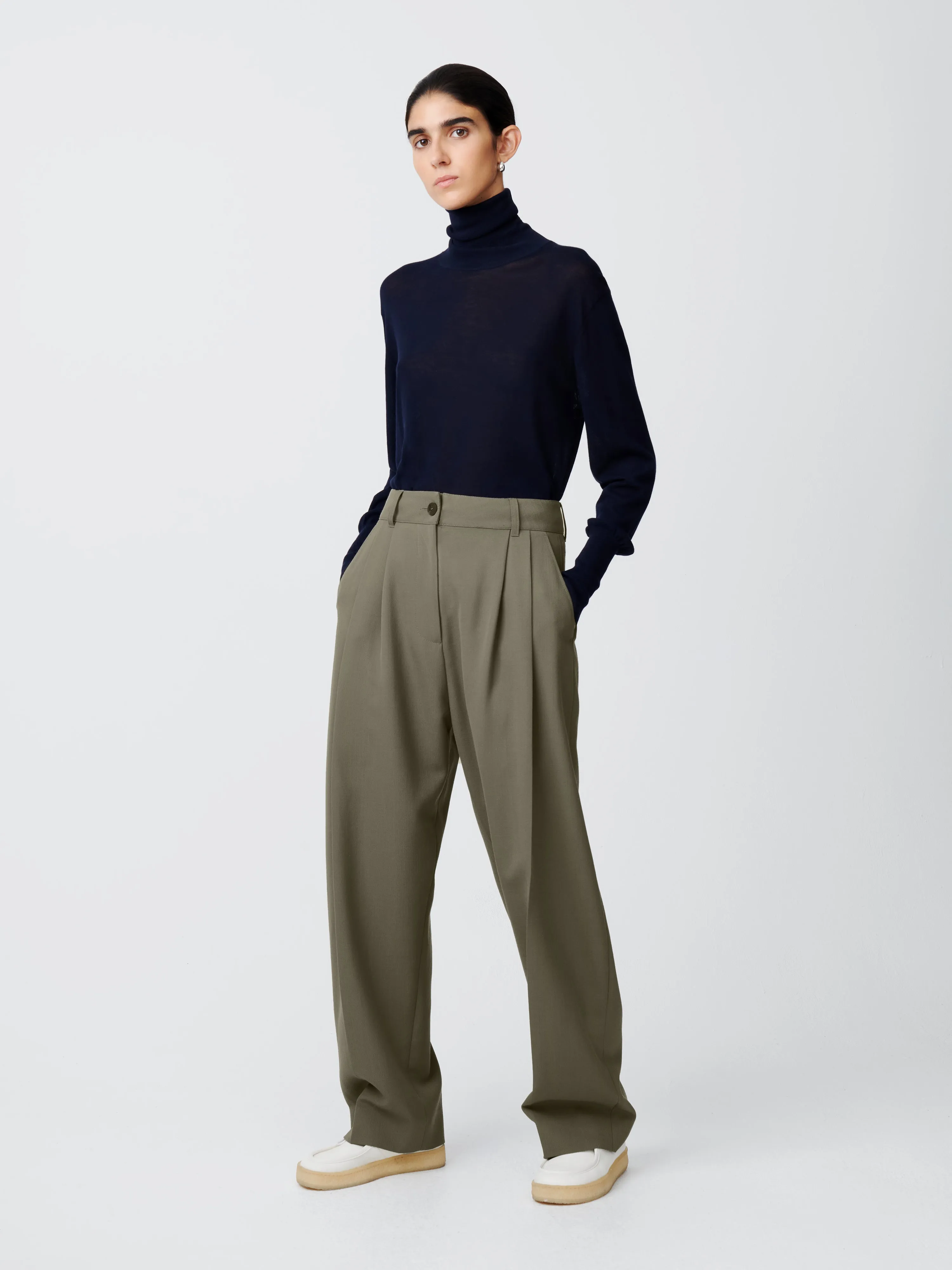 Acuna Wool Pant - Reed.