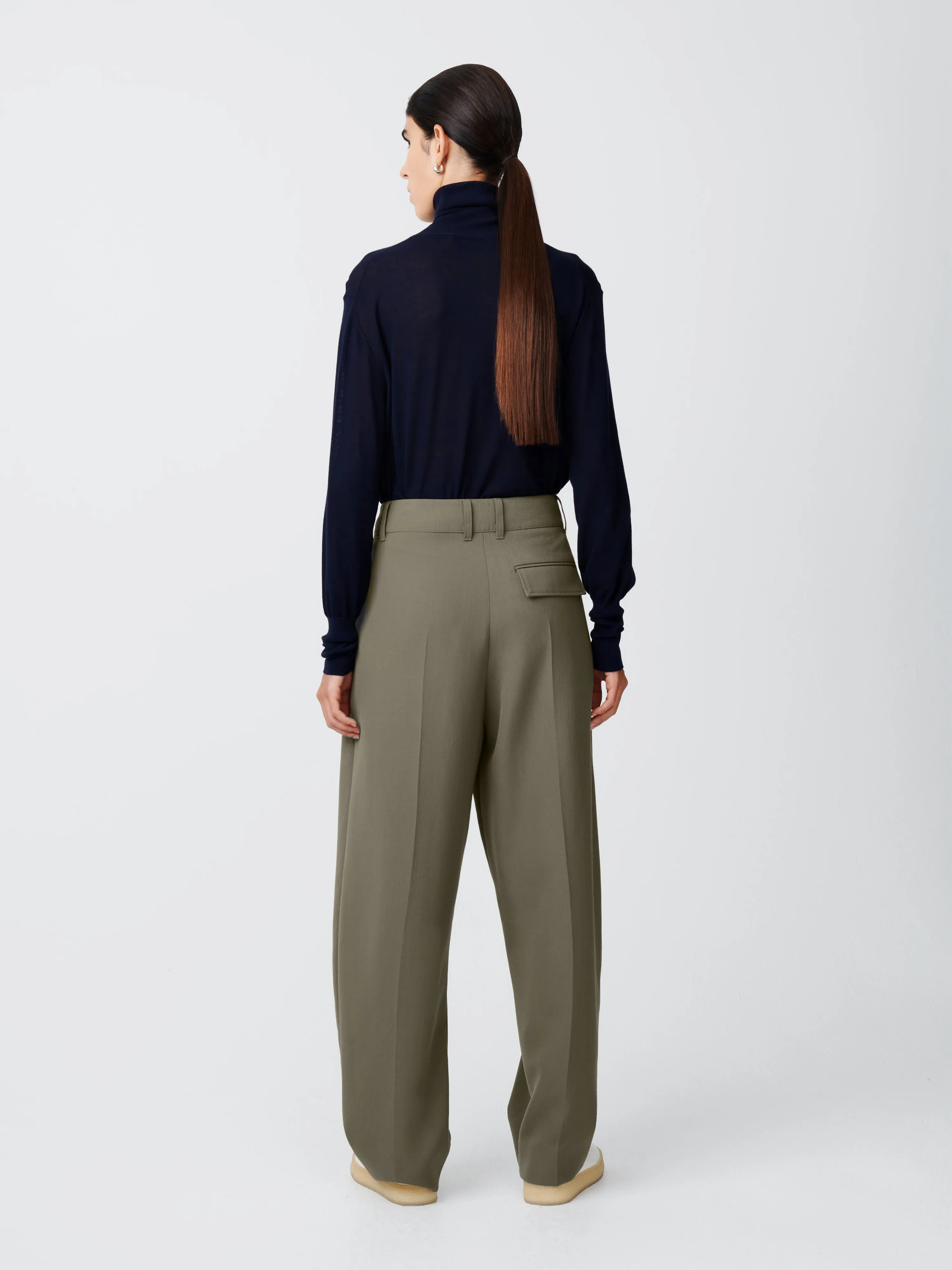 Acuna Wool Pant - Reed.