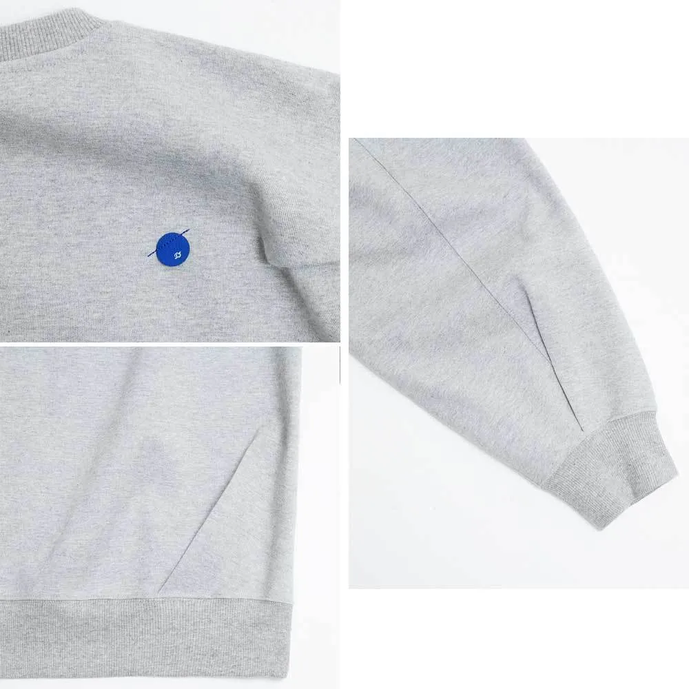 ADERERROR  |Unisex Street Style Plain Cotton Oversized Logo Sweatshirts