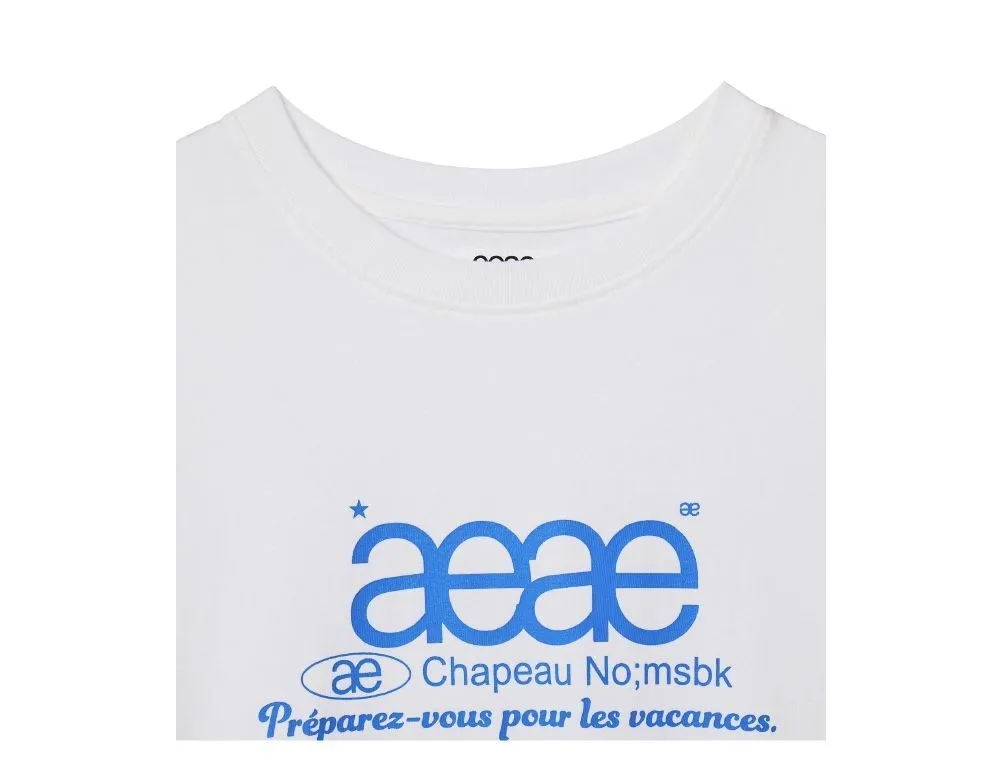 AEAE  |Unisex Street Style Collaboration Short Sleeves Oversized