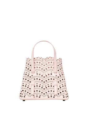 ALAIA Mina 20 Tote Bag in Pink Vienne Calf