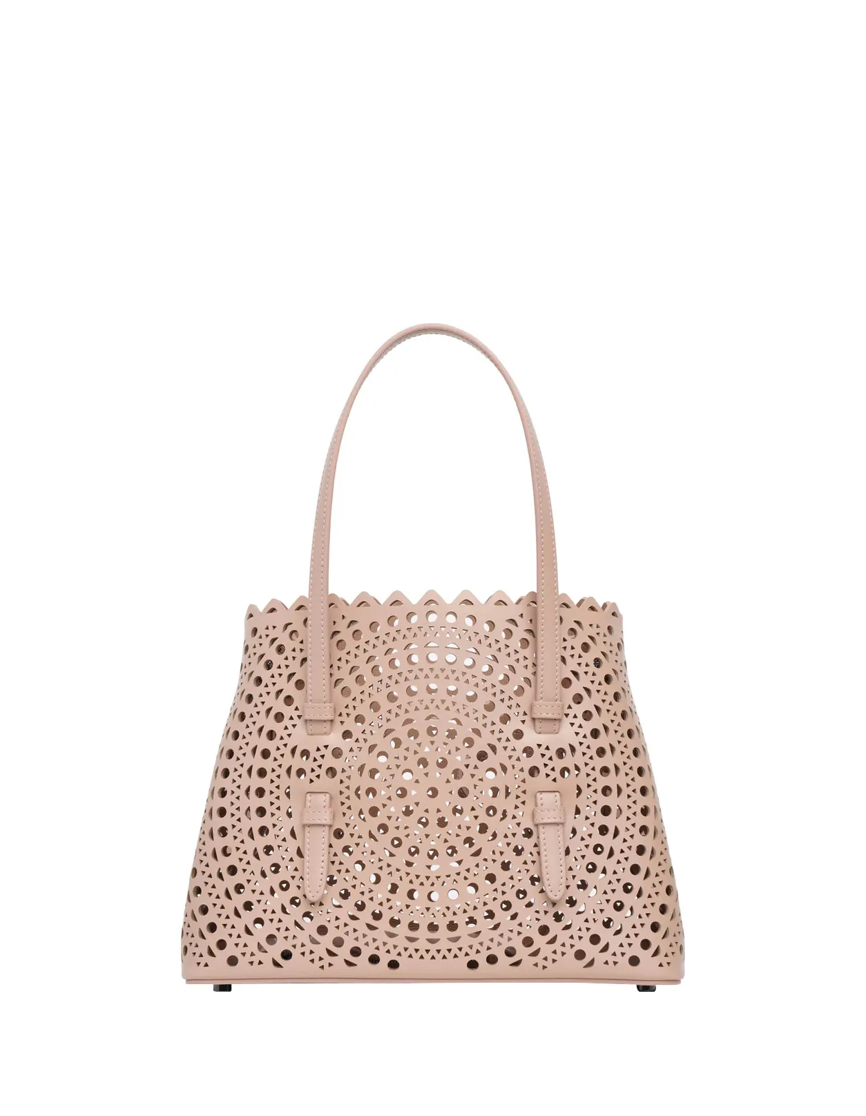 ALAIA Mina 25 Tote Bag in Sand New Vienne Calf