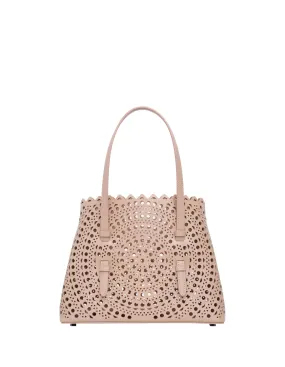 ALAIA Mina 25 Tote Bag in Sand New Vienne Calf