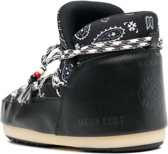 Alanui lace-up snow boots Black