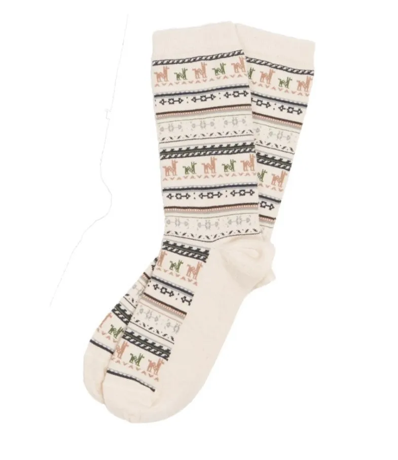 Alpaca Socks - Peruvian Print | Pokoloko