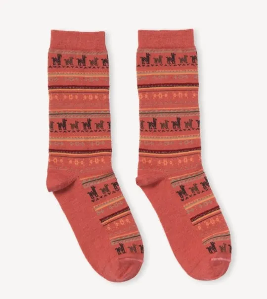 Alpaca Socks - Peruvian Print | Pokoloko