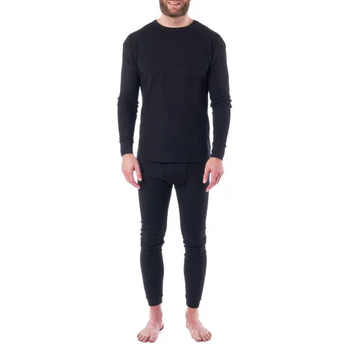 Alpine Swiss Mens Thermal Underwear Long John Set Waffle Knit Top & Bottom Base Layer