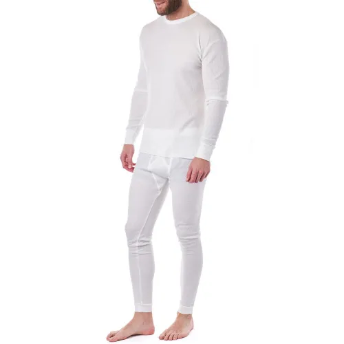 Alpine Swiss Mens Thermal Underwear Long John Set Waffle Knit Top & Bottom Base Layer