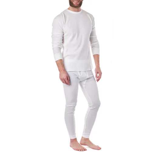 Alpine Swiss Mens Thermal Underwear Long John Set Waffle Knit Top & Bottom Base Layer