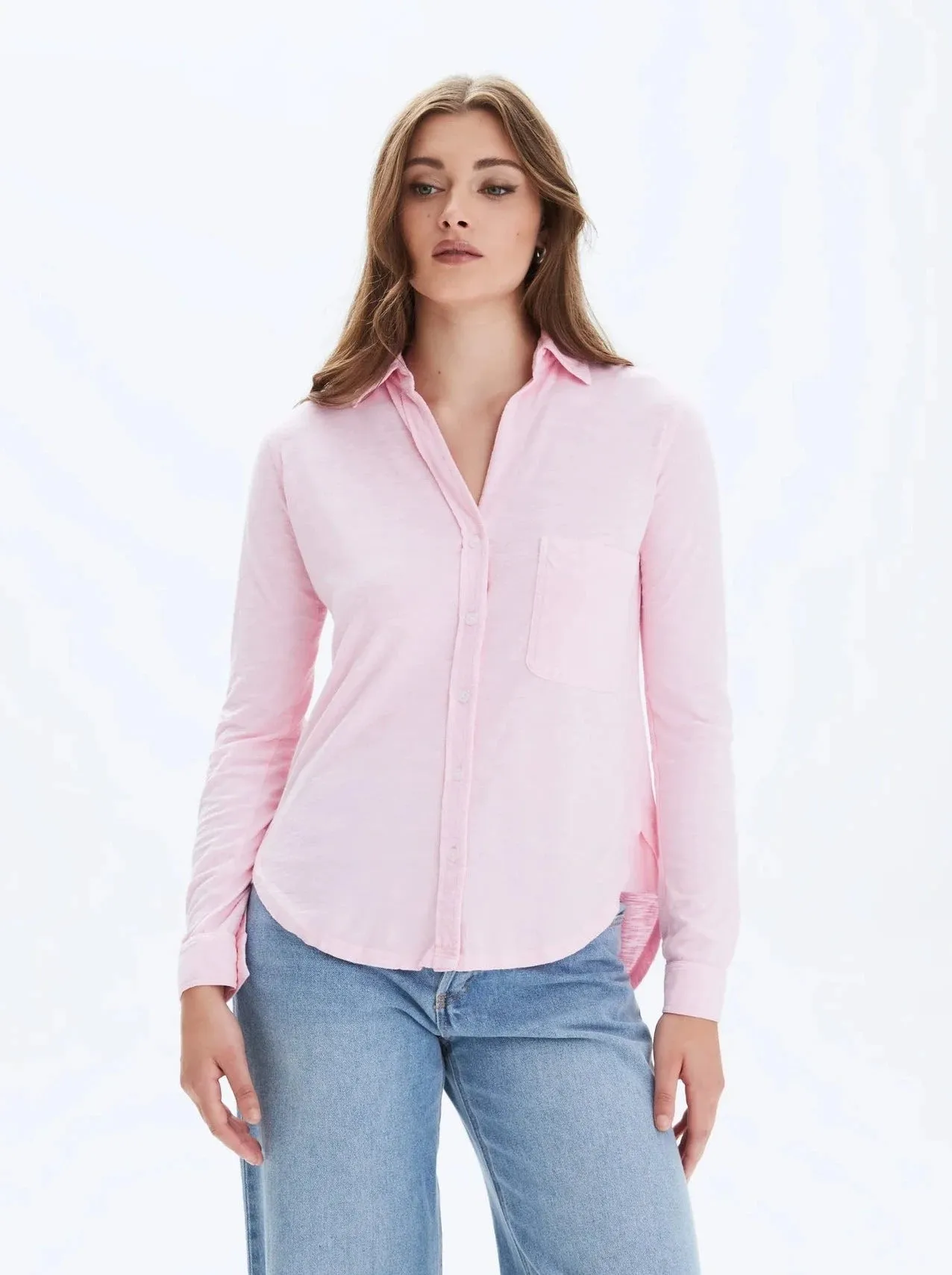 Amrat Button Down - Blush