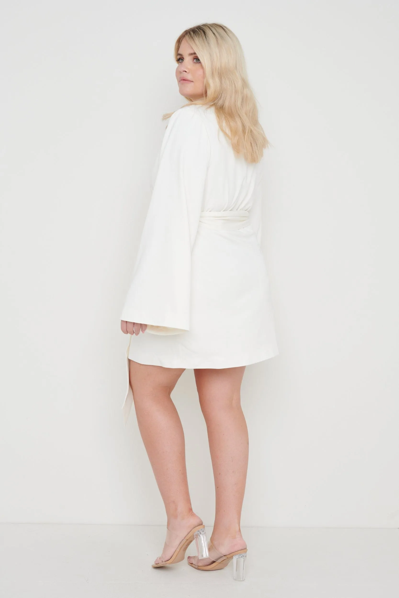 Anika Blazer Dress - Cream