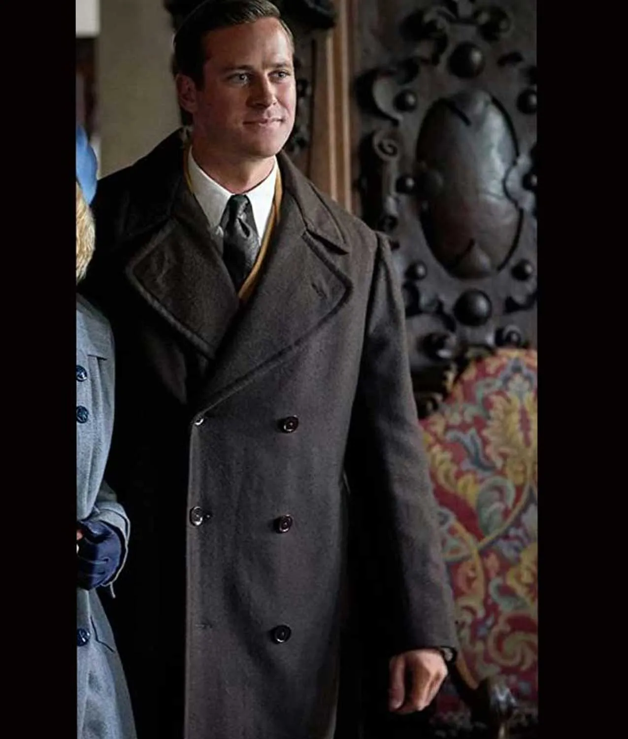 Armie Hammer Rebecca Maxim de Winter Coat | Abbraci