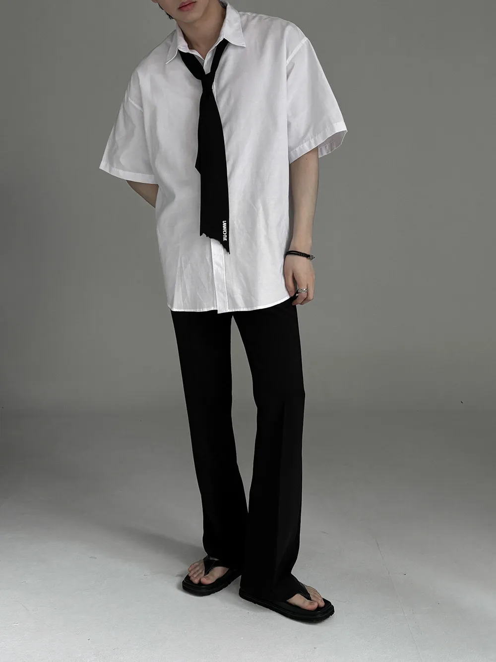 ASCLO  |Unisex Street Style Plain Cotton Short Sleeves Oversized