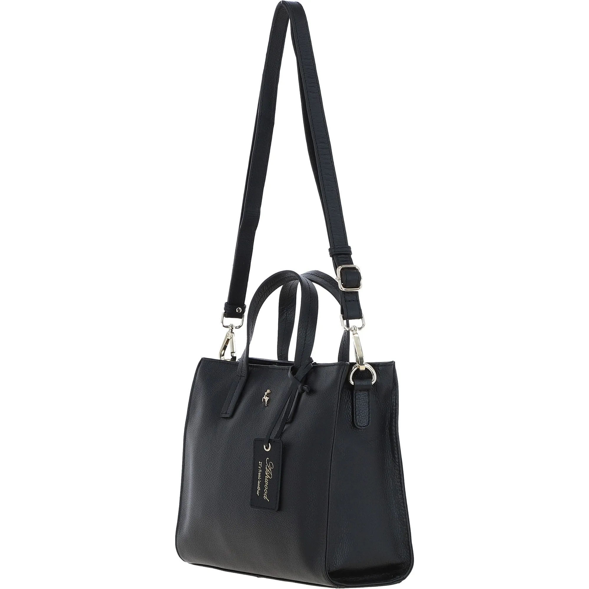 Ashwood Leather Women's Stylish Tote Bag Black: 64198