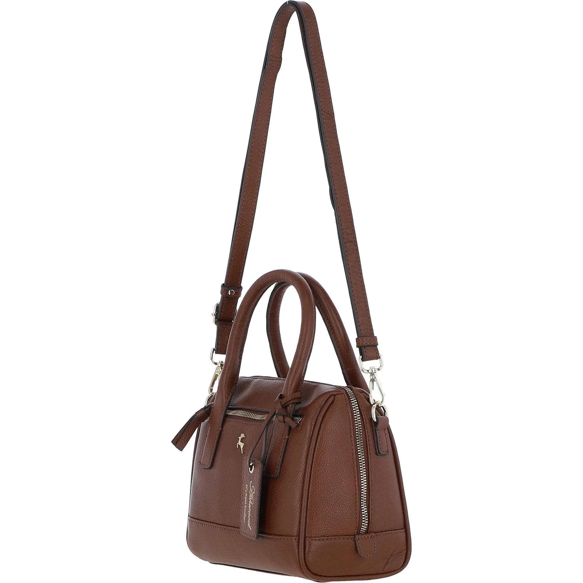 Ashwood Leather Women's Tote Crossbody Bag 2 Tone Tan: 64064