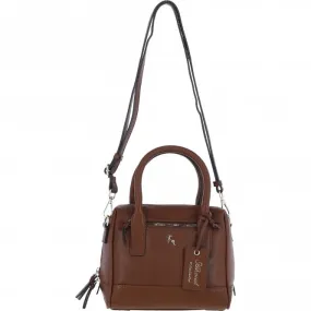 Ashwood Leather Women's Tote Crossbody Bag 2 Tone Tan: 64064