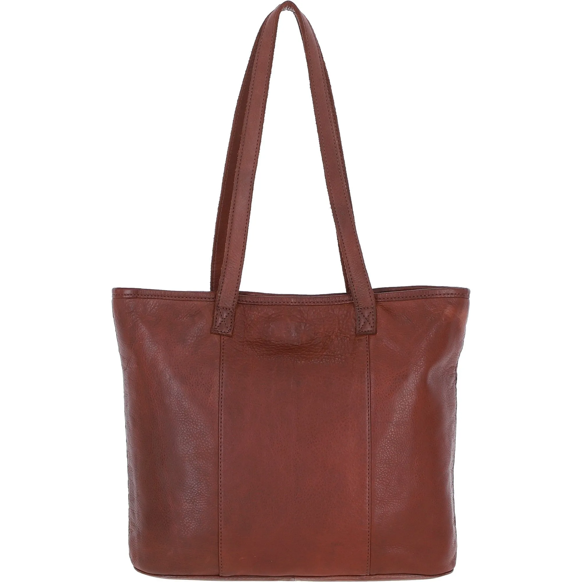 Ashwood Leather Woven Tote Bag Tan: GV-63754