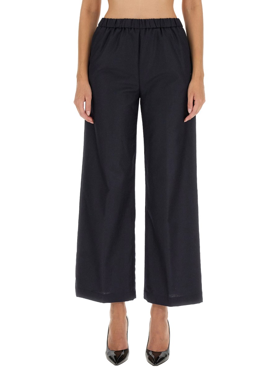 Aspesi wool wide-leg pants