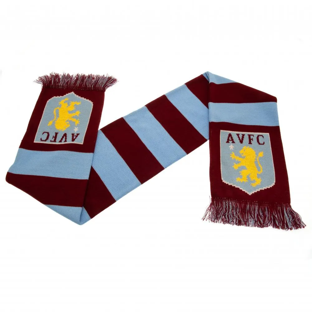 Aston Villa FC Bar Scarf => Aston Villa Football Club Bar Scarf