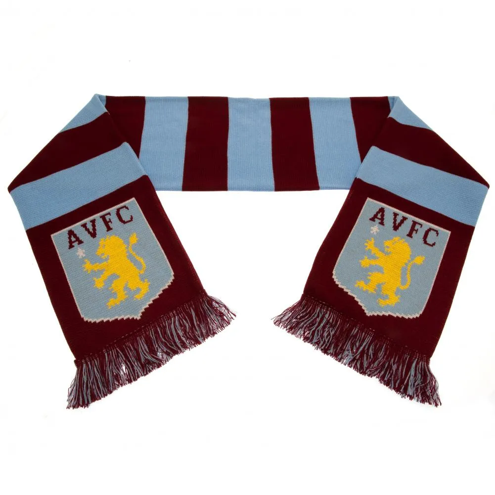 Aston Villa FC Bar Scarf => Aston Villa Football Club Bar Scarf