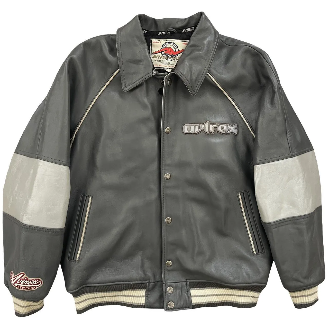 Avirex Leather Varsity Jacket