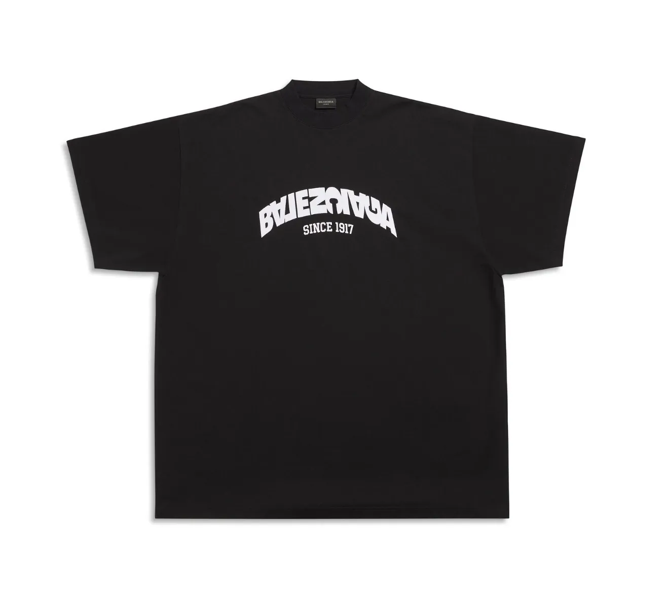 BALENCIAGA  |Crew Neck Street Style Plain Cotton Short Sleeves Oversized