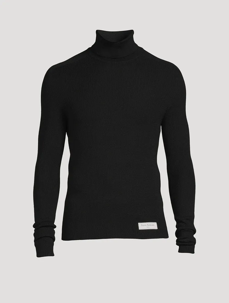 BALMAIN Pierre Wool Turtleneck Sweater