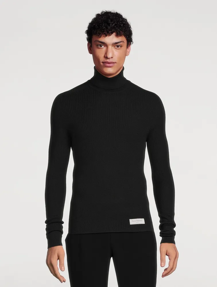 BALMAIN Pierre Wool Turtleneck Sweater