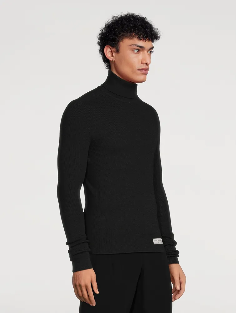 BALMAIN Pierre Wool Turtleneck Sweater