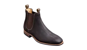 Barker Mansfield Chelsea Boots - Bitter Chocolate Suede