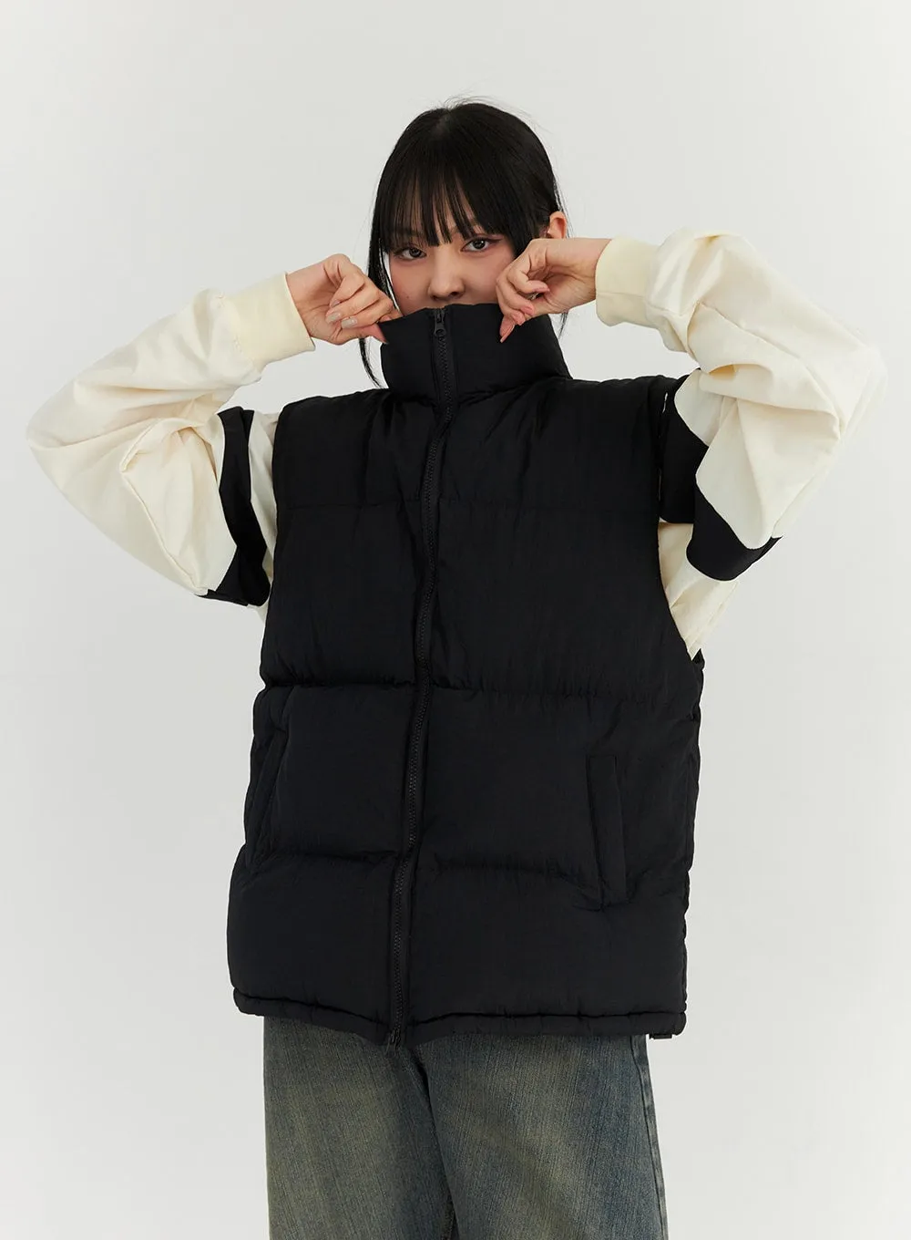 Basic Unisex Puffer Vest (CN309)