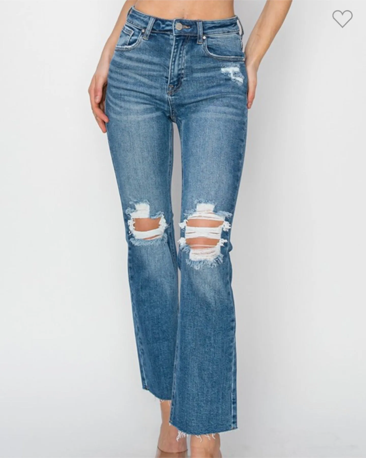 Beatriz High Rise Ankle Jean is a popular style of denim pants for women.