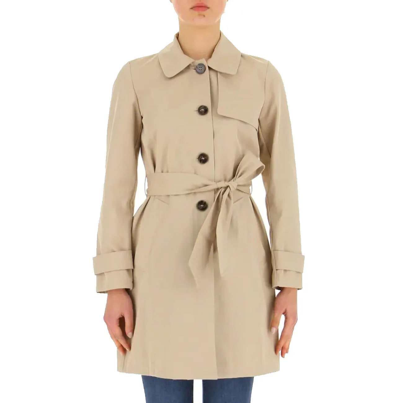 Beige Trench Coat for Women