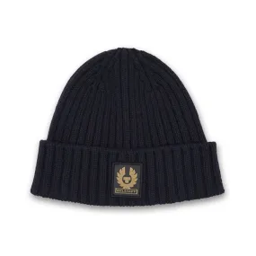 Belstaff Dark Navy Lambswool Beanie Watch - Buy Now