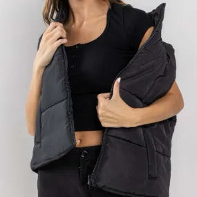 Black Puffer Vest