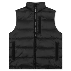 Black Sherman Convertible Puffer Vest