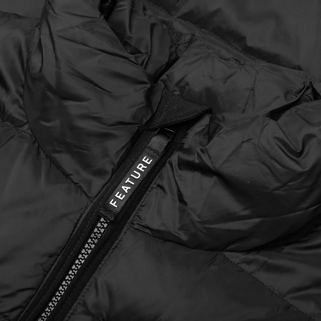 Black Sherman Convertible Puffer Vest