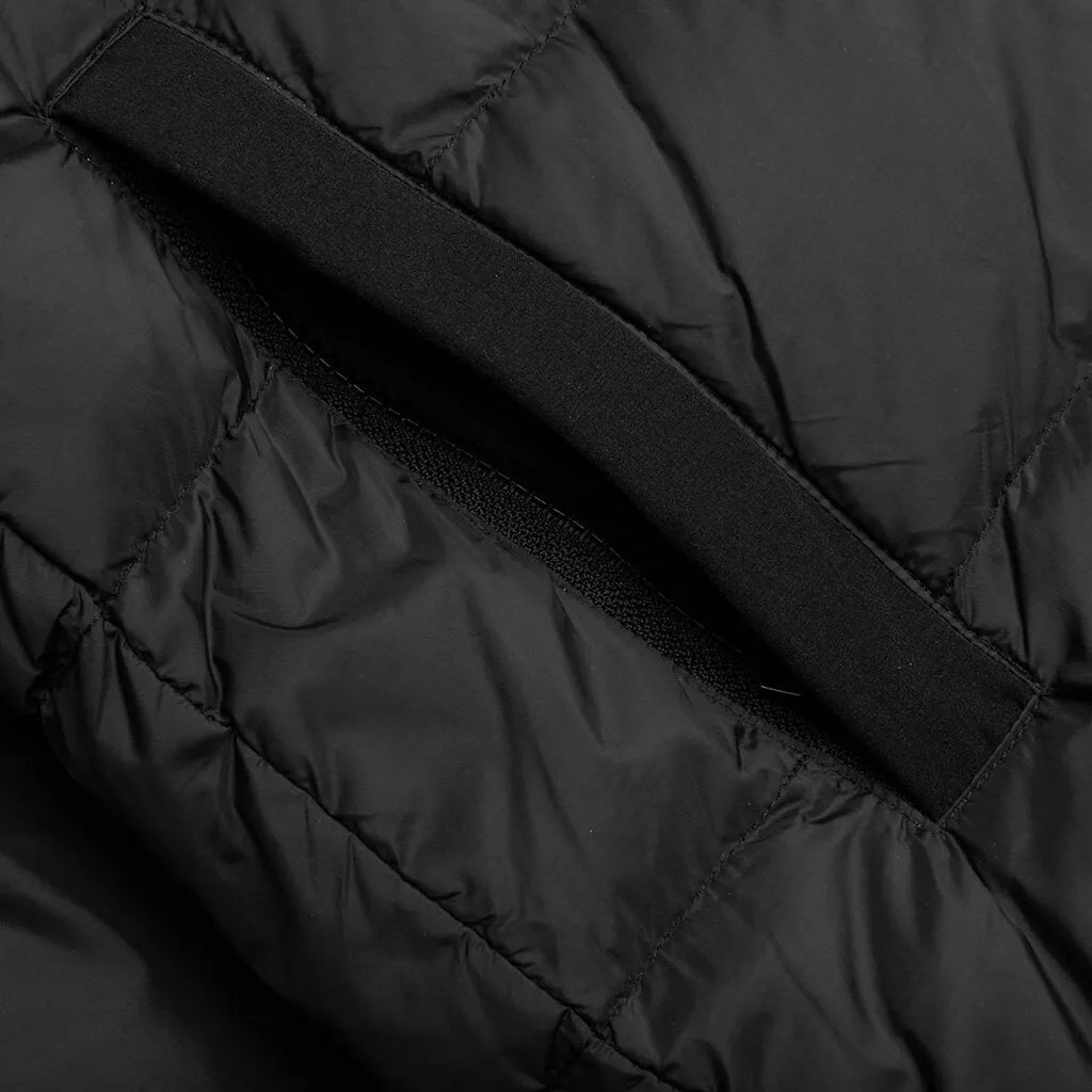 Black Sherman Convertible Puffer Vest