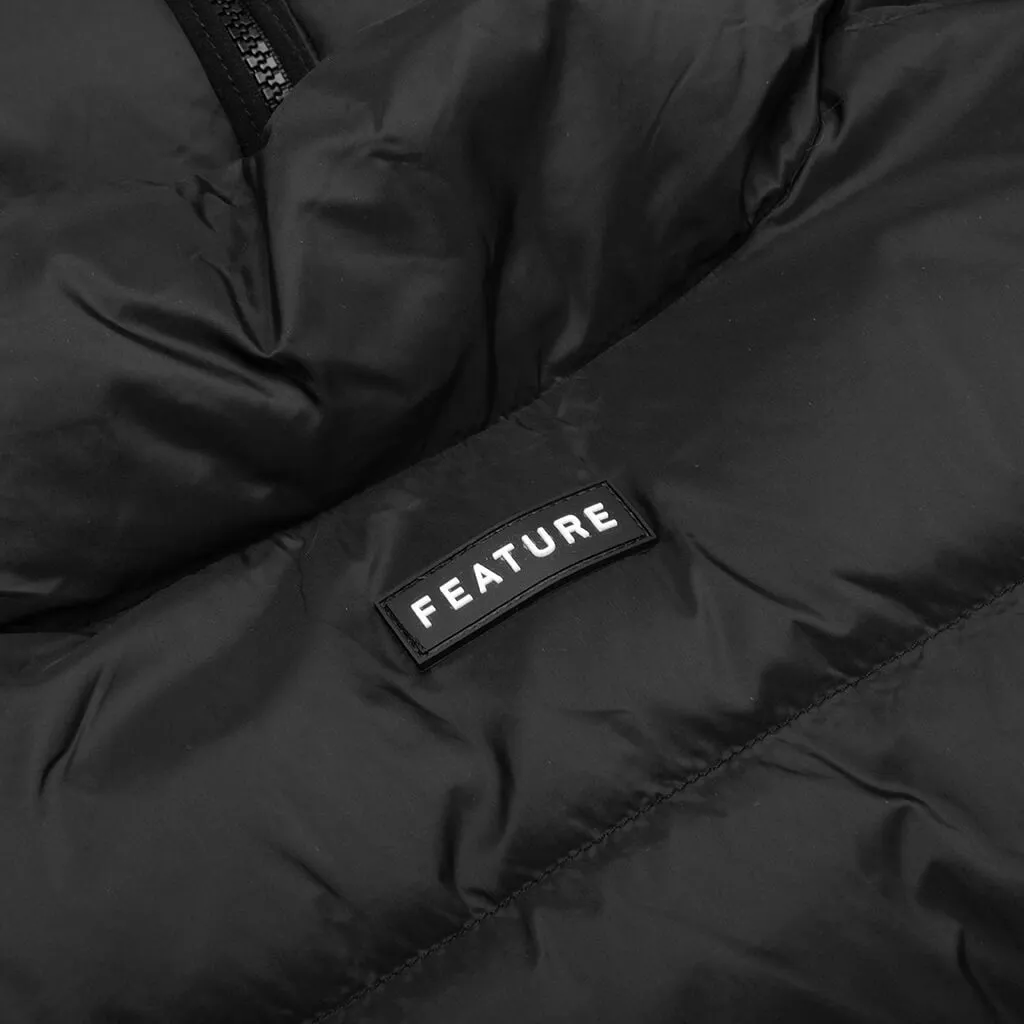 Black Sherman Convertible Puffer Vest