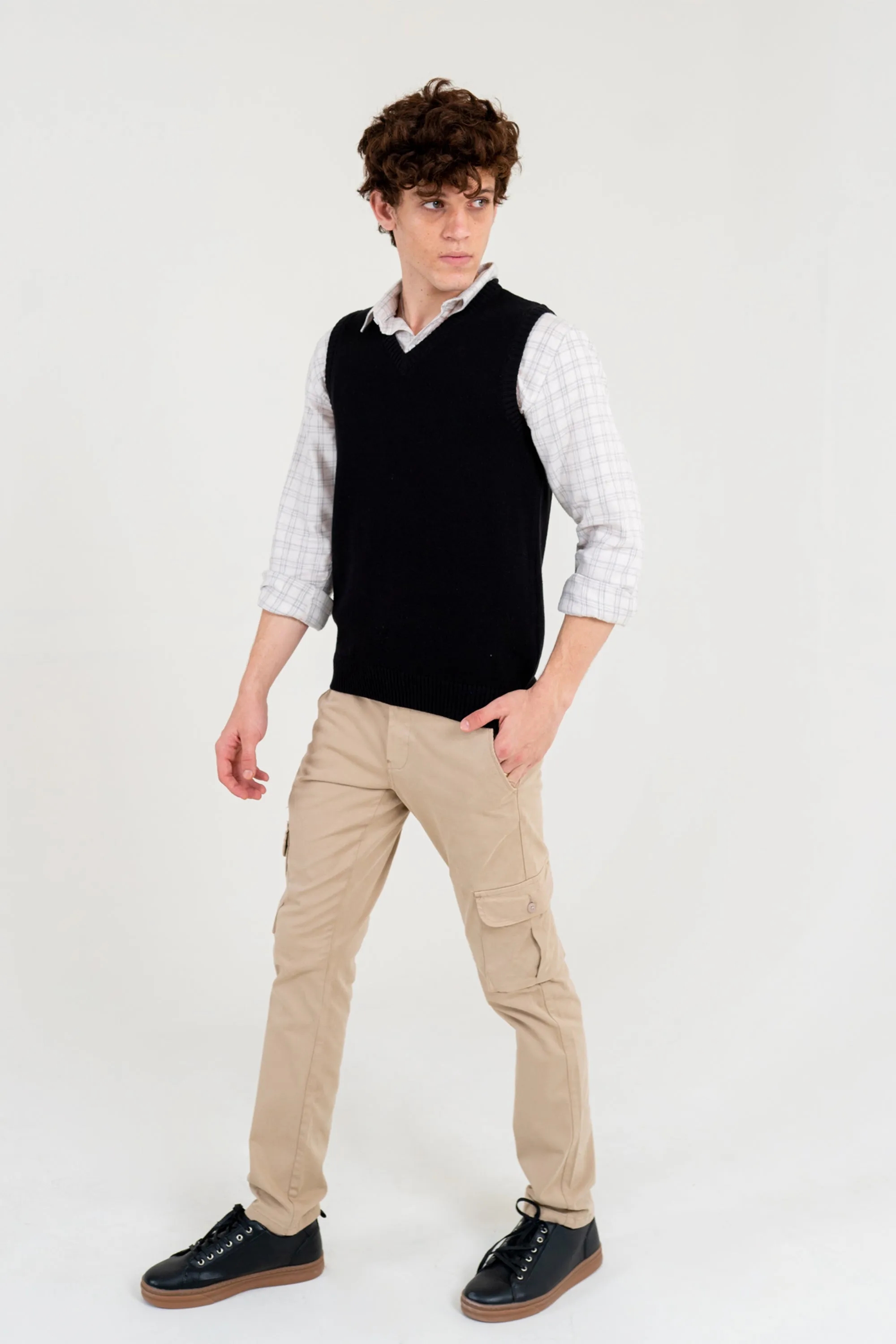 Black Sweater Vest