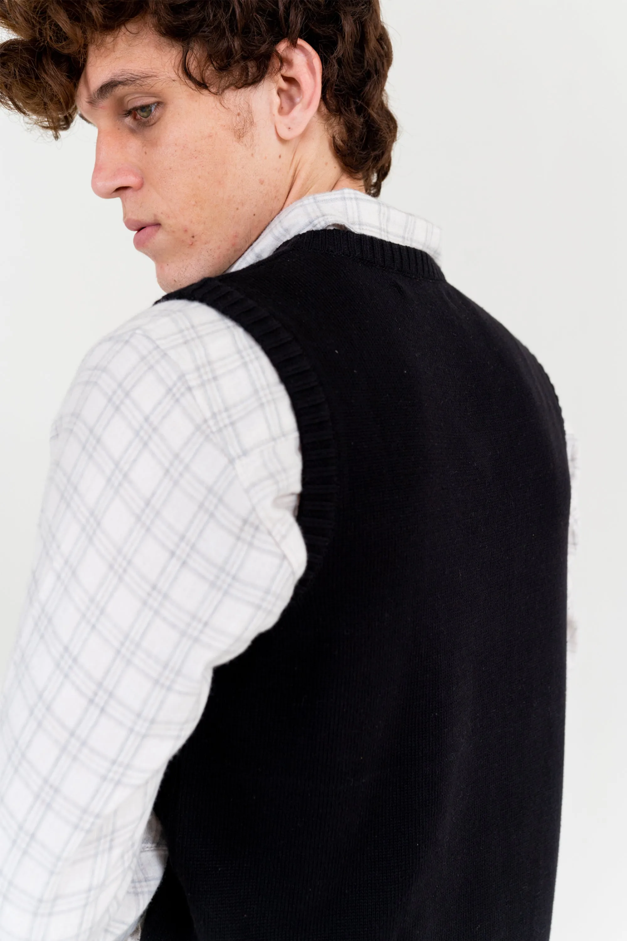 Black Sweater Vest