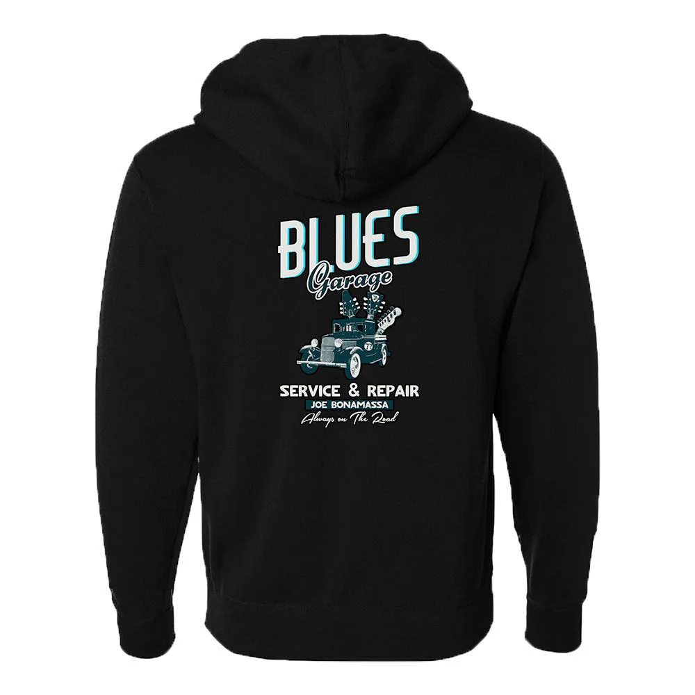 Blues Garage Zip-Up Hoodie (Unisex)