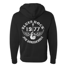 Blues Rock Zip-Up Hoodie (Unisex)