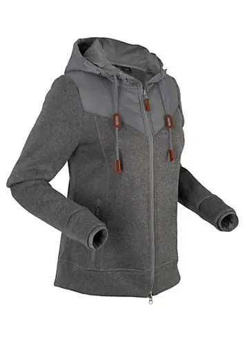 bonprix Hooded Fleece Jacket | Grattan